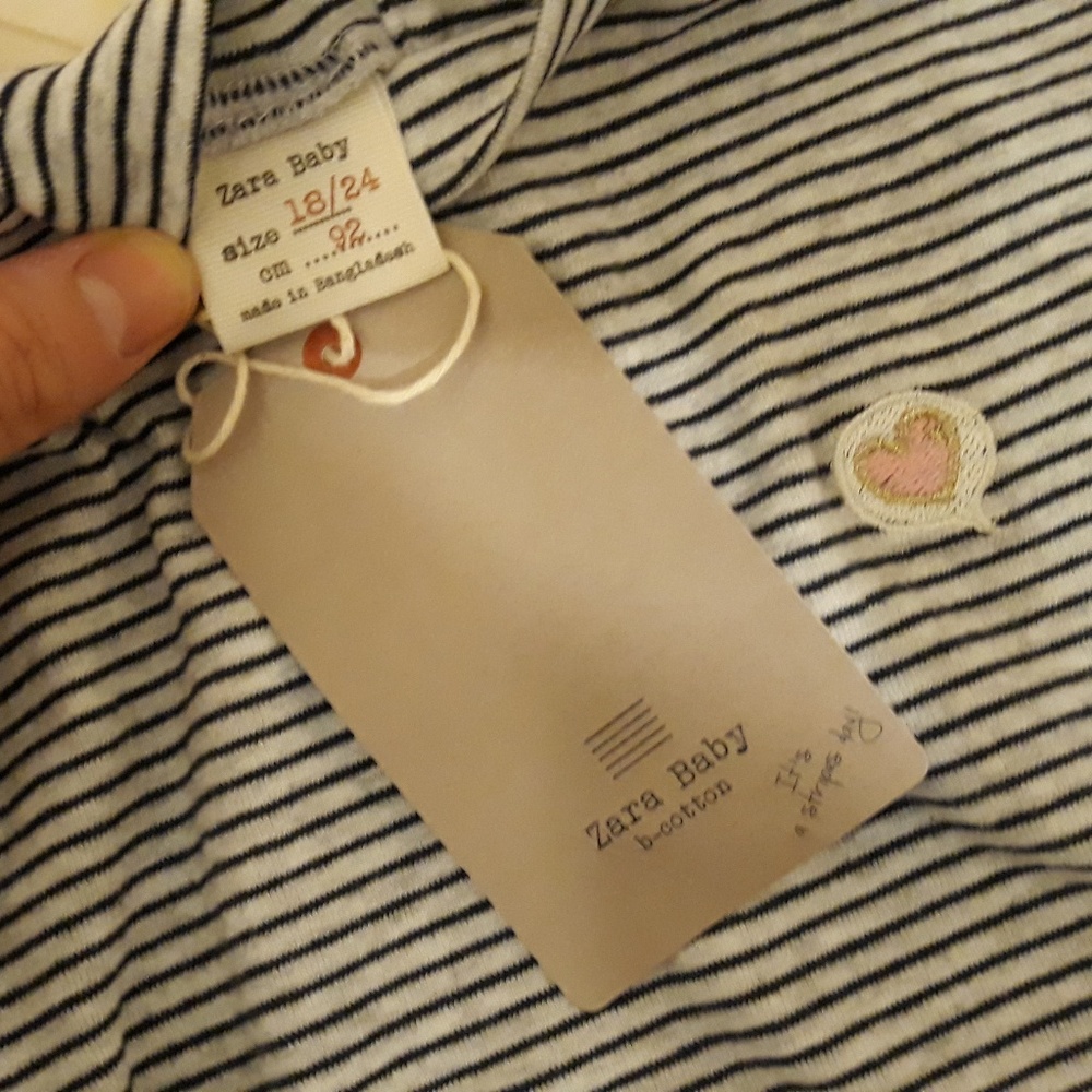 Zara striped tee